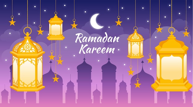 Free Vector | Hand-drawn ramadan celebration