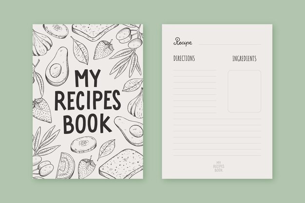 DIY Recipe Book, Recipe Book Printable, Recipe Book Template, Original Recipe  Book, Make Your Own Recipe Book, A4 Size, Letter Size, PDF 