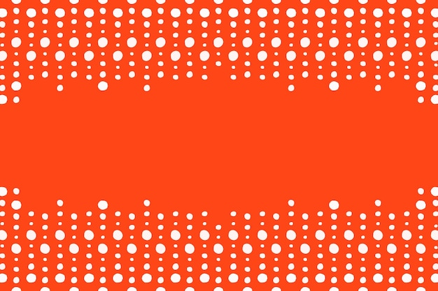 Free vector hand drawn red polka dot background