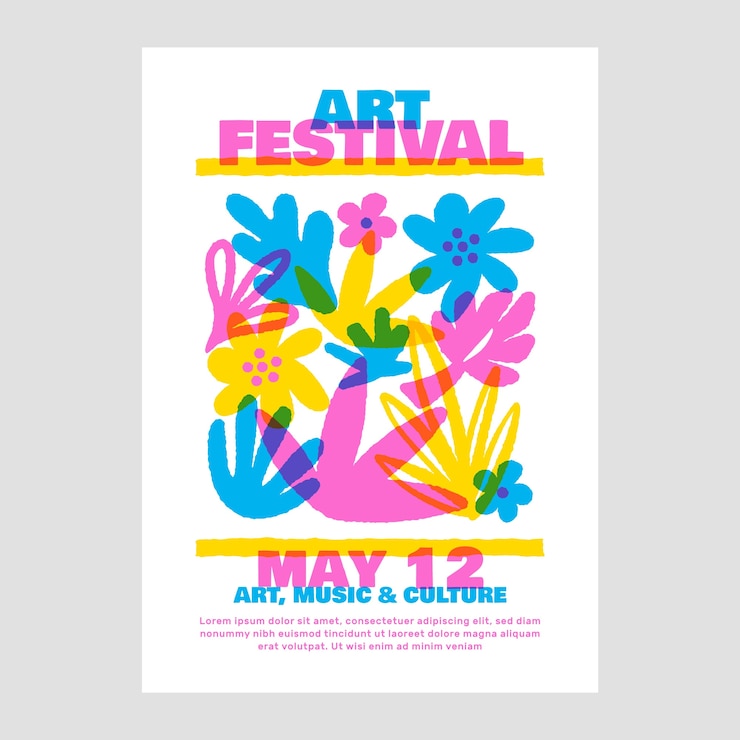 hand drawn risograph poster design 23 2149874694