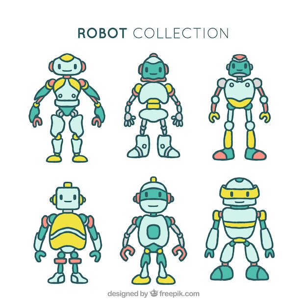 Коллекция ручных роботов