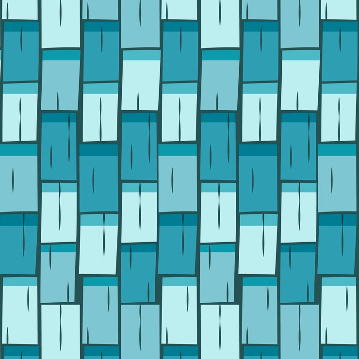Free Vector hand drawn roof tile pattern design