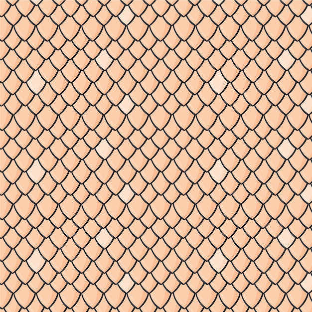 Free Vector hand drawn roof tile pattern design