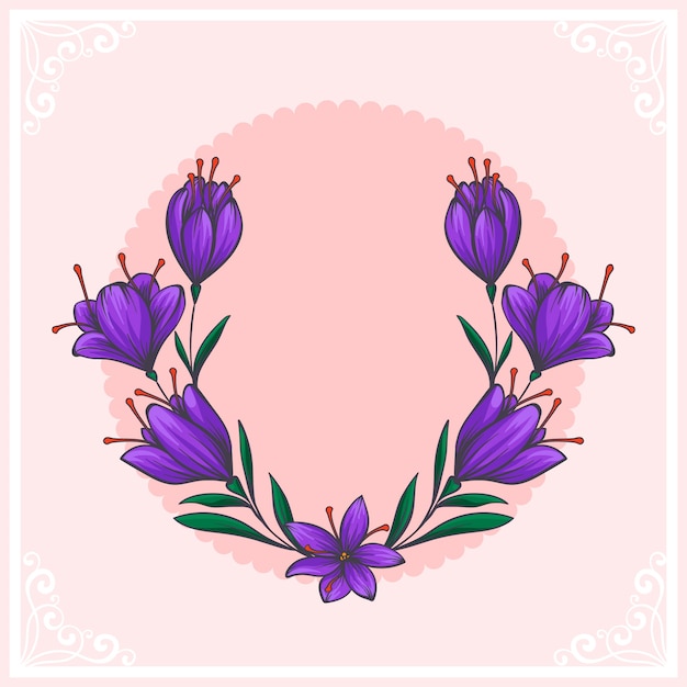 Free vector hand drawn saffron illustration