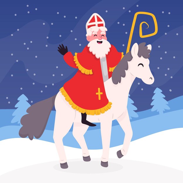 Hand drawn saint nicholas day