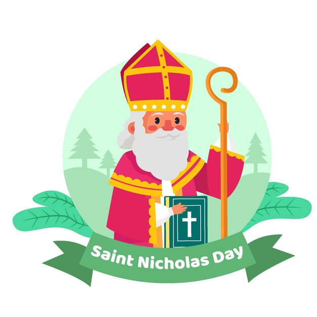 Hand drawn saint nicholas day