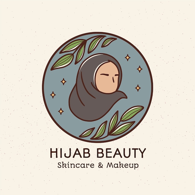 Free vector hand drawn scarf logo design