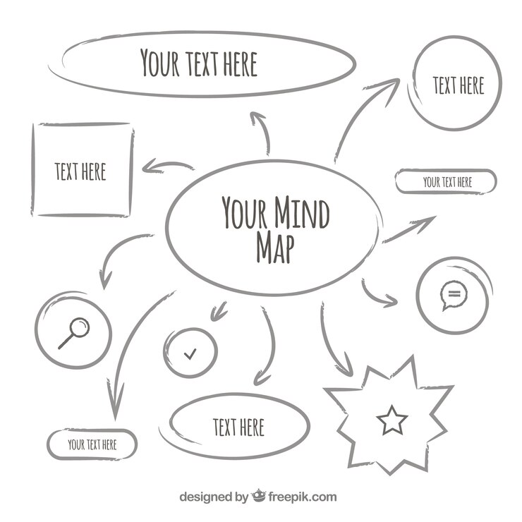 Free Vector hand drawn scheme with fun style