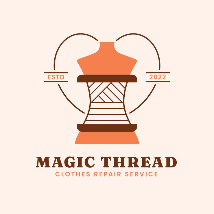 Free Vector hand drawn second hand clothing store logo