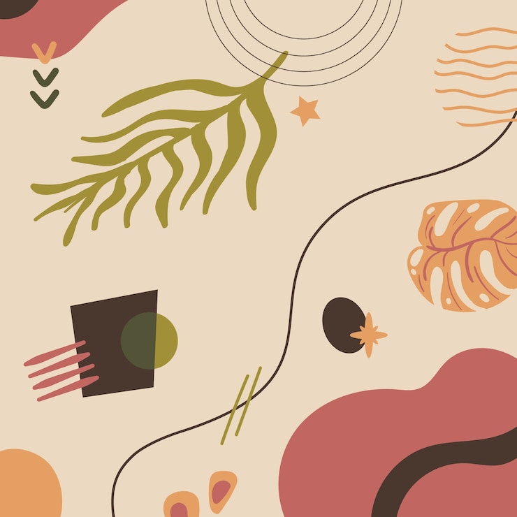 Free Vector hand drawn soft earth tones background