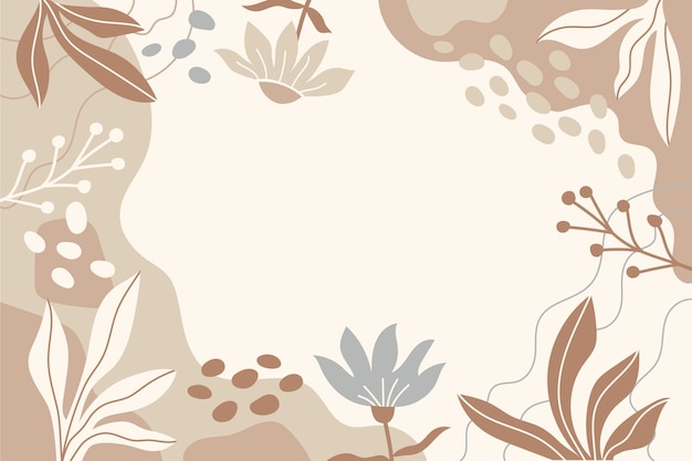 Hand drawn soft earth tones background