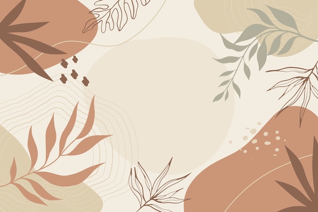 Hand drawn soft earth tones background