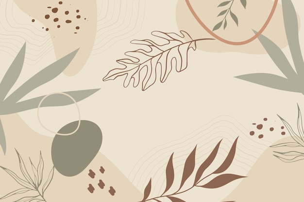 Hand drawn soft earth tones background