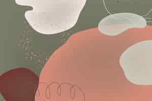 Free vector hand drawn soft earth tones background