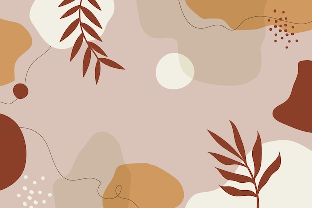 Hand drawn soft earth tones background