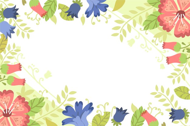 Hand drawn spring background