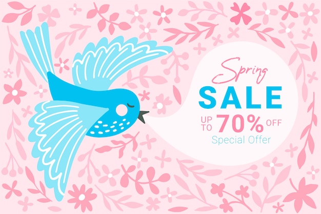 Free vector hand drawn spring sale