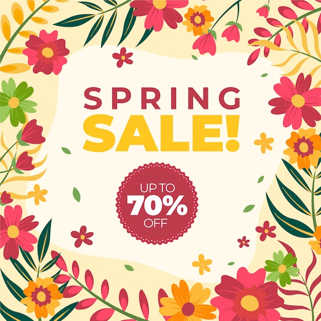 Hand drawn spring sale