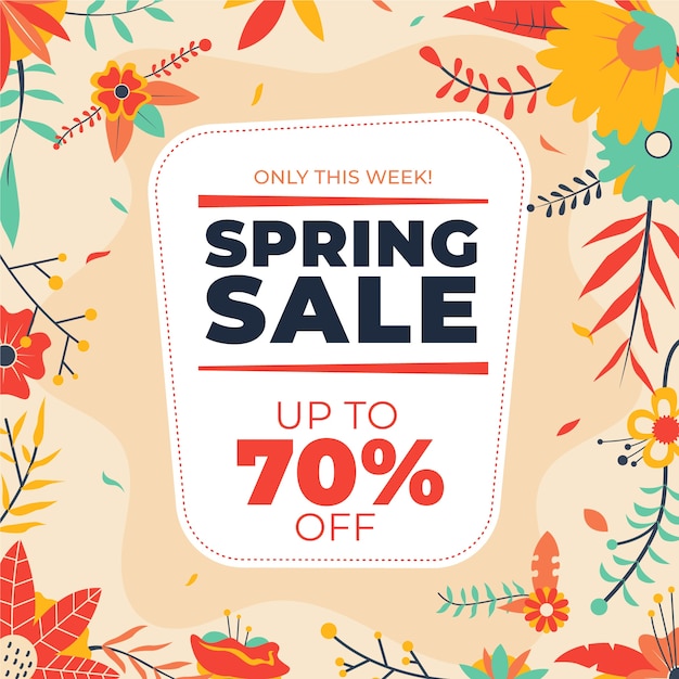 Free vector hand drawn spring sale