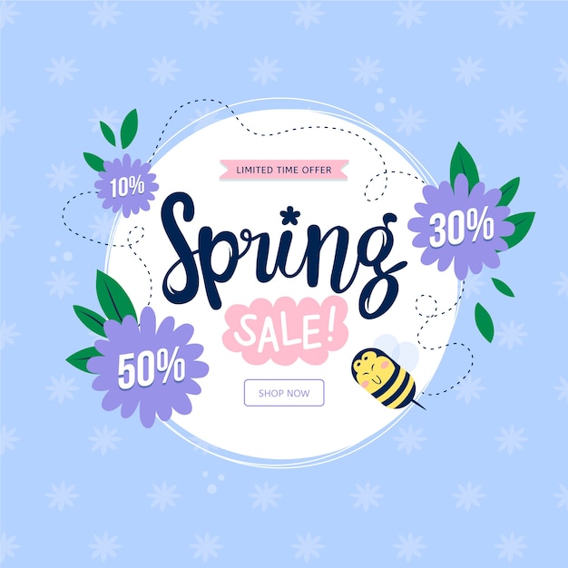 Free vector hand drawn spring sale