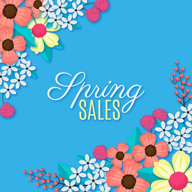 Hand drawn spring sale