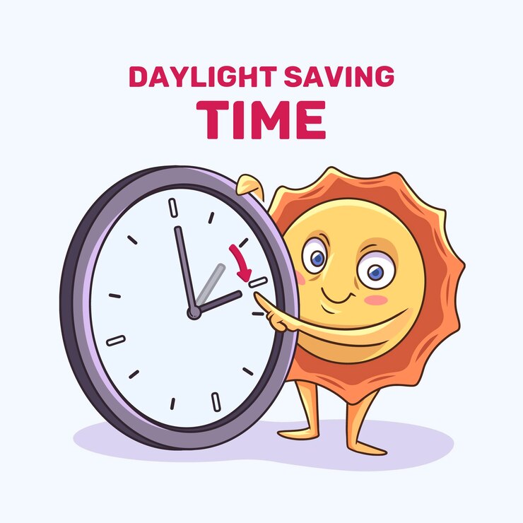Free Vector Hand drawn spring time change illustration