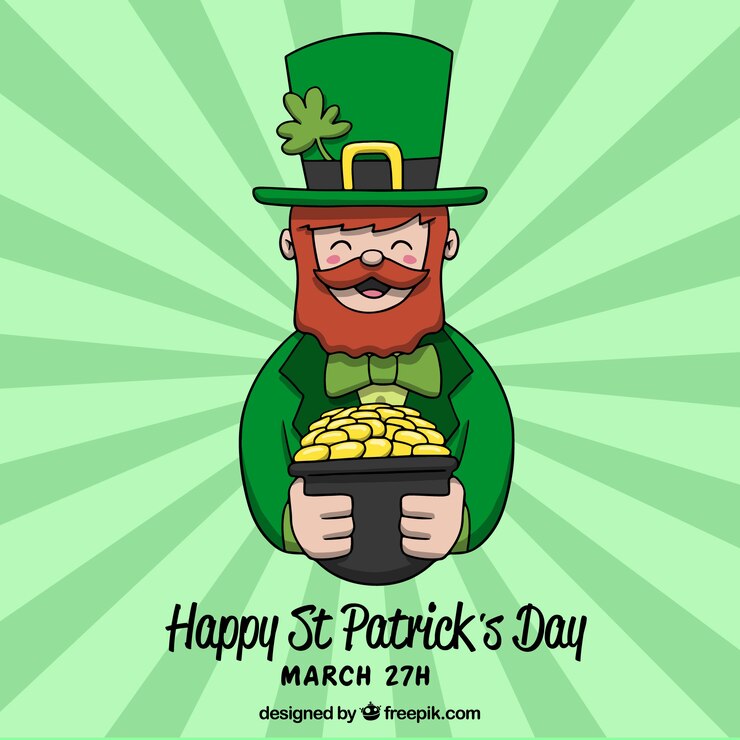 Free Vector hand drawn st. patrick's day background