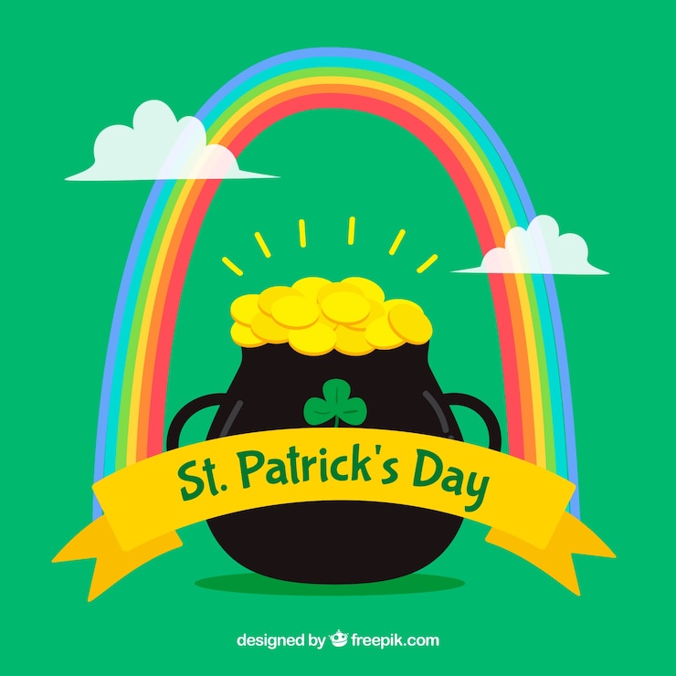 Free Vector hand drawn st. patrick's day background
