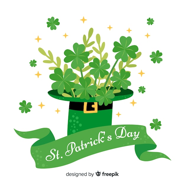 Free vector hand drawn st. patrick's day background