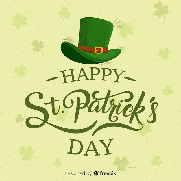 Hand drawn st. patrick's day background