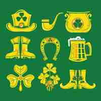 Free vector hand drawn st. patrick's day elements