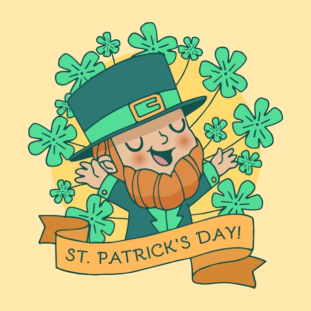 Free vector hand drawn st patricks day concept