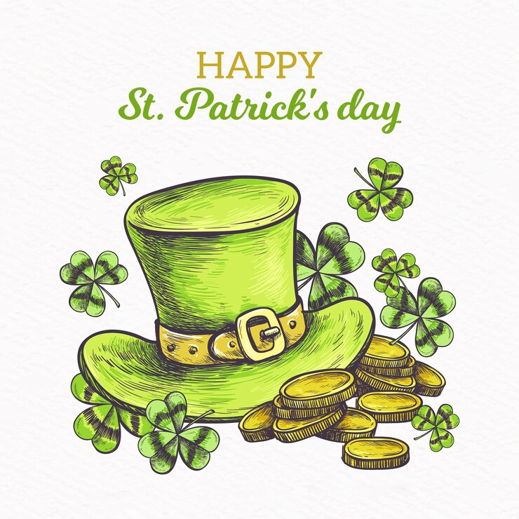 Free Vector hand drawn st patricks day concept
