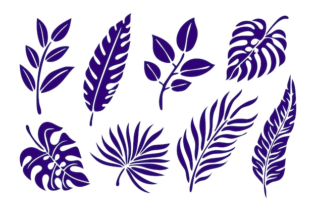 Tropical Leaf Stencil Images - Free Download on Freepik