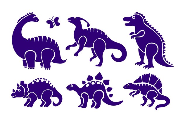 Free Vector hand drawn stencil element collection