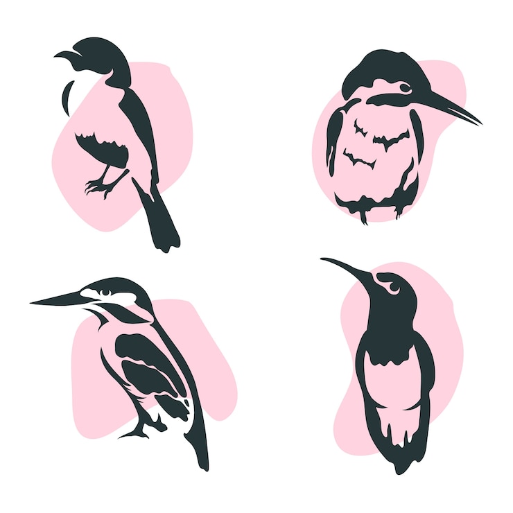 Free Vector hand drawn stencil element collection