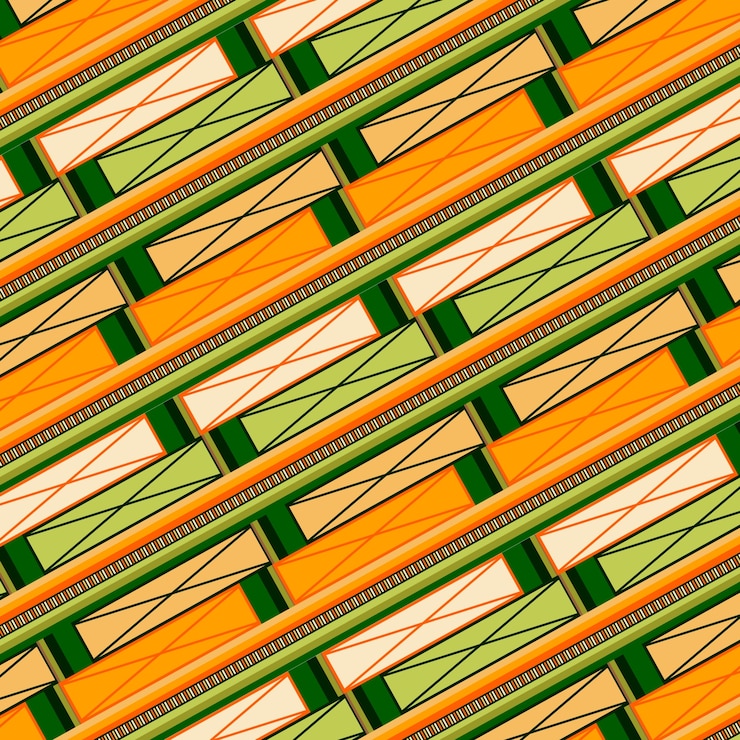 Free Vector hand drawn stripes  background