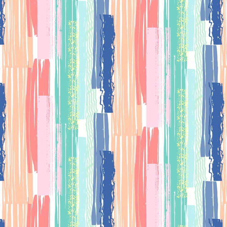 Free Vector hand drawn stripes pattern design