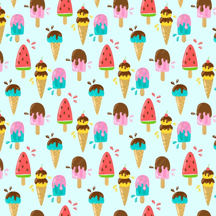 Free Vector | Hand drawn summer pattern