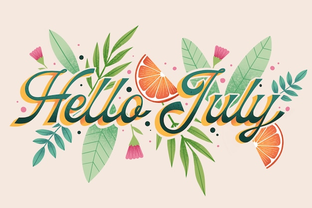 Hand drawn summer vibes lettering