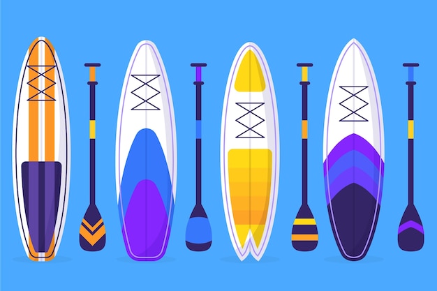 hand drawn  sup board collection