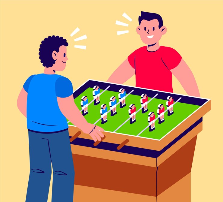 Free Vector hand drawn table football illustration