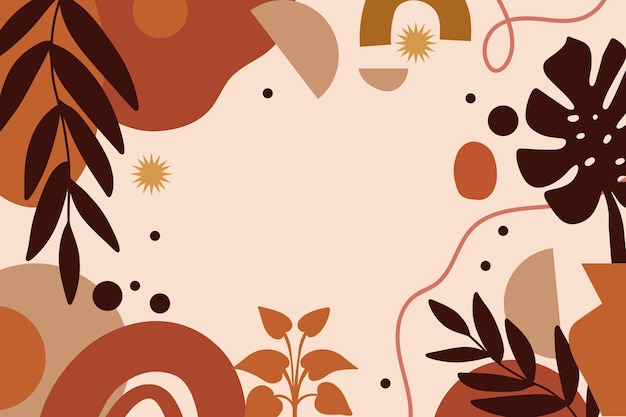 Free vector hand drawn terracotta background