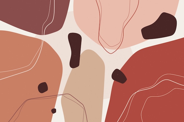 Free vector hand drawn terracotta background