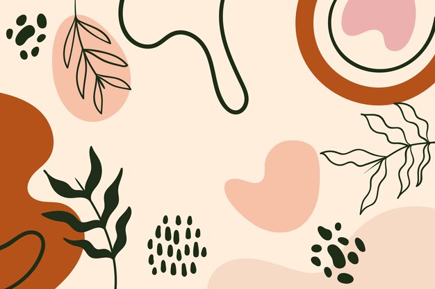 Hand drawn terracotta background