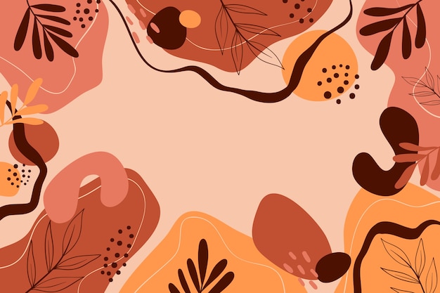 Hand drawn terracotta background