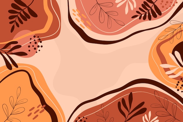 Free vector hand drawn terracotta background