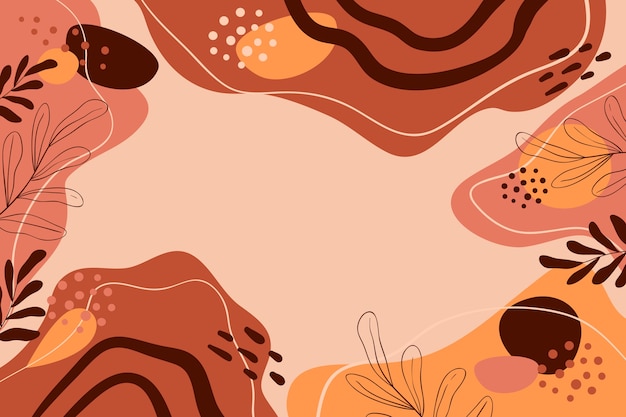 Hand drawn terracotta background