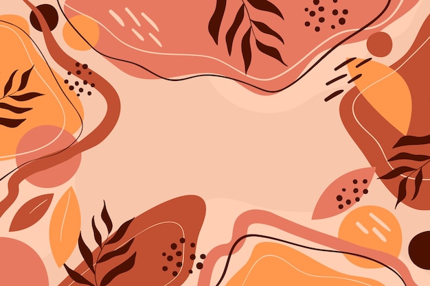 Hand drawn terracotta background