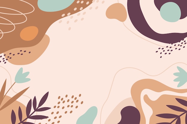 Free vector hand drawn terracotta background